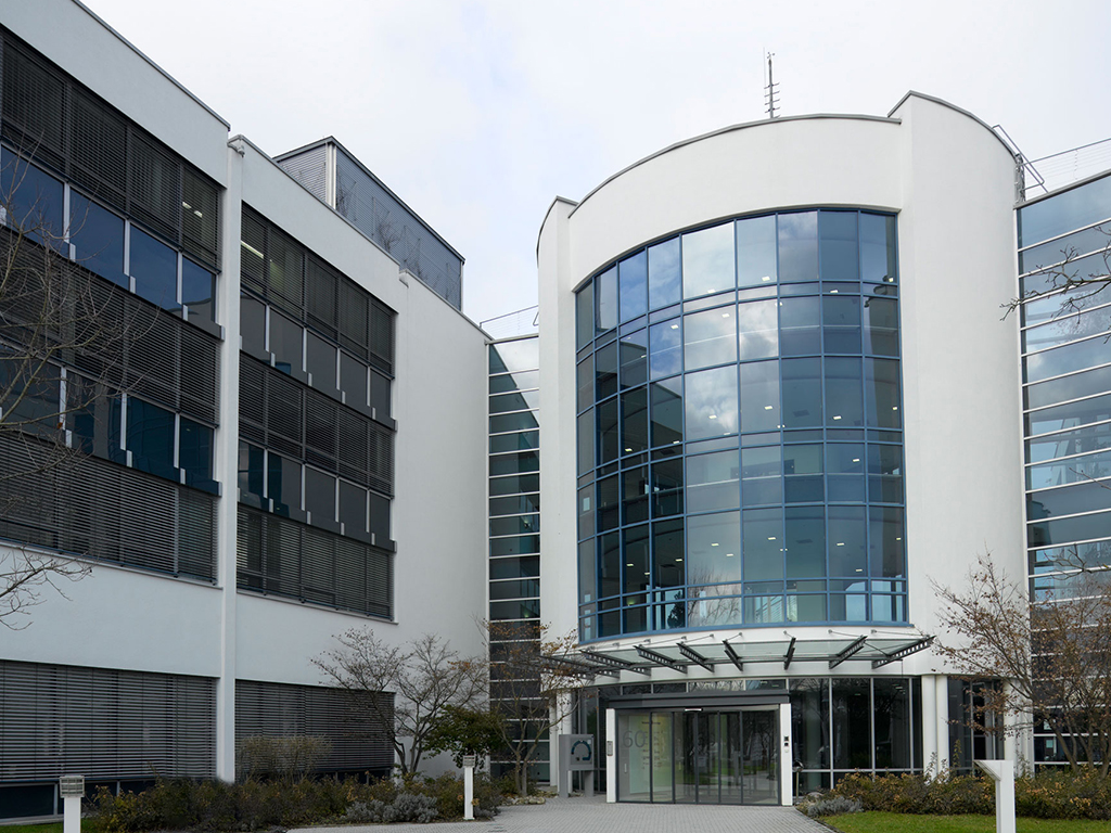 Gebäude der neuen Niederlassung in Leinfelden-Echterdingen in der Außenansicht